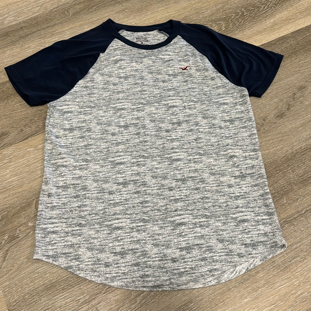 Like New Hollister Must Have Collection Adult T, Size Small Heathered Gray